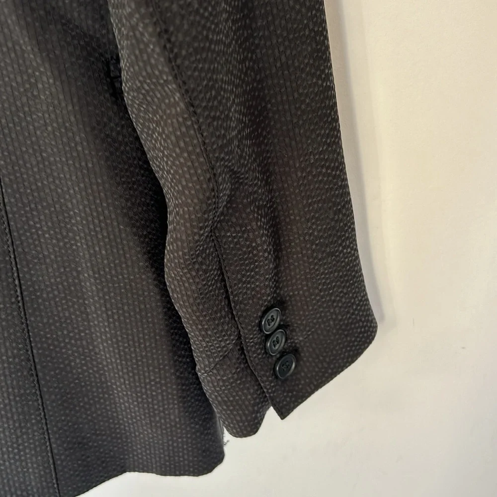 Smythe 90s Oversized Blazer in Sandwashed Black - Picture 8 of 11